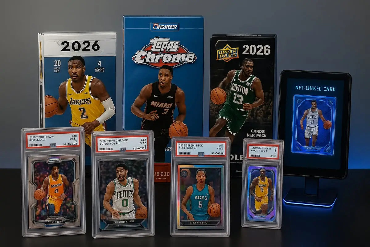 2026 basketball cards in Topps Chrome slabs with low print runs