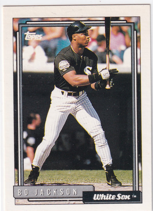1992 TOPPS #290 BO JACKSON COMISKEY PARK- CHICAGO WHITE SOX