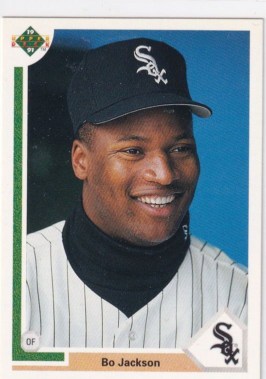 1991 UPPER DECK #744 BO JACKSON- CHICAGO WHITE SOX