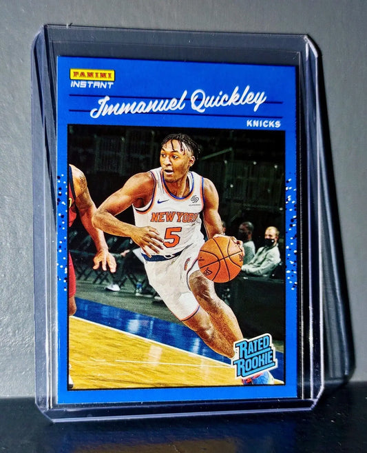 Immanuel Quickley 2020-2021 Panini NBA #24 Rated Rookie Retro Card 1/3558 - Basketball Card Single