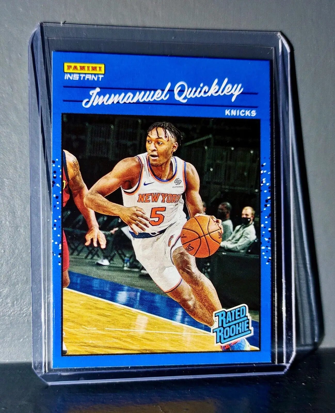 Immanuel Quickley 2020-2021 Panini NBA #24 Rated Rookie Retro Card 1/3558 - Basketball Card Single