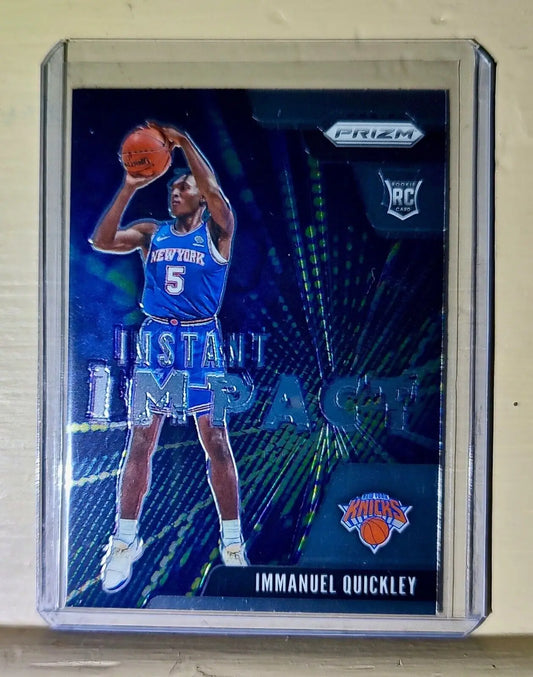 Immanuel Quickley 2020-21 Panini Prizm Instant Impact NBA #20 Rookie Card - Basketball Card Single