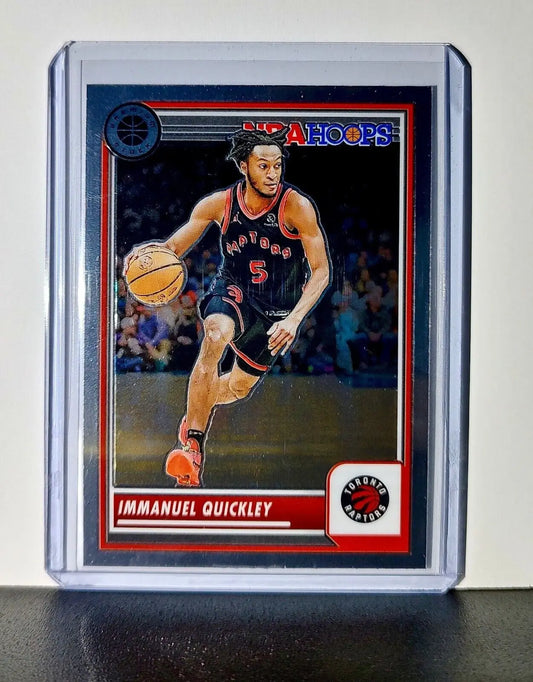 Immanuel Quickley 2023-24 Panini Premium Stock NBA Hoops #105 Card Raptors - Basketball Card Single