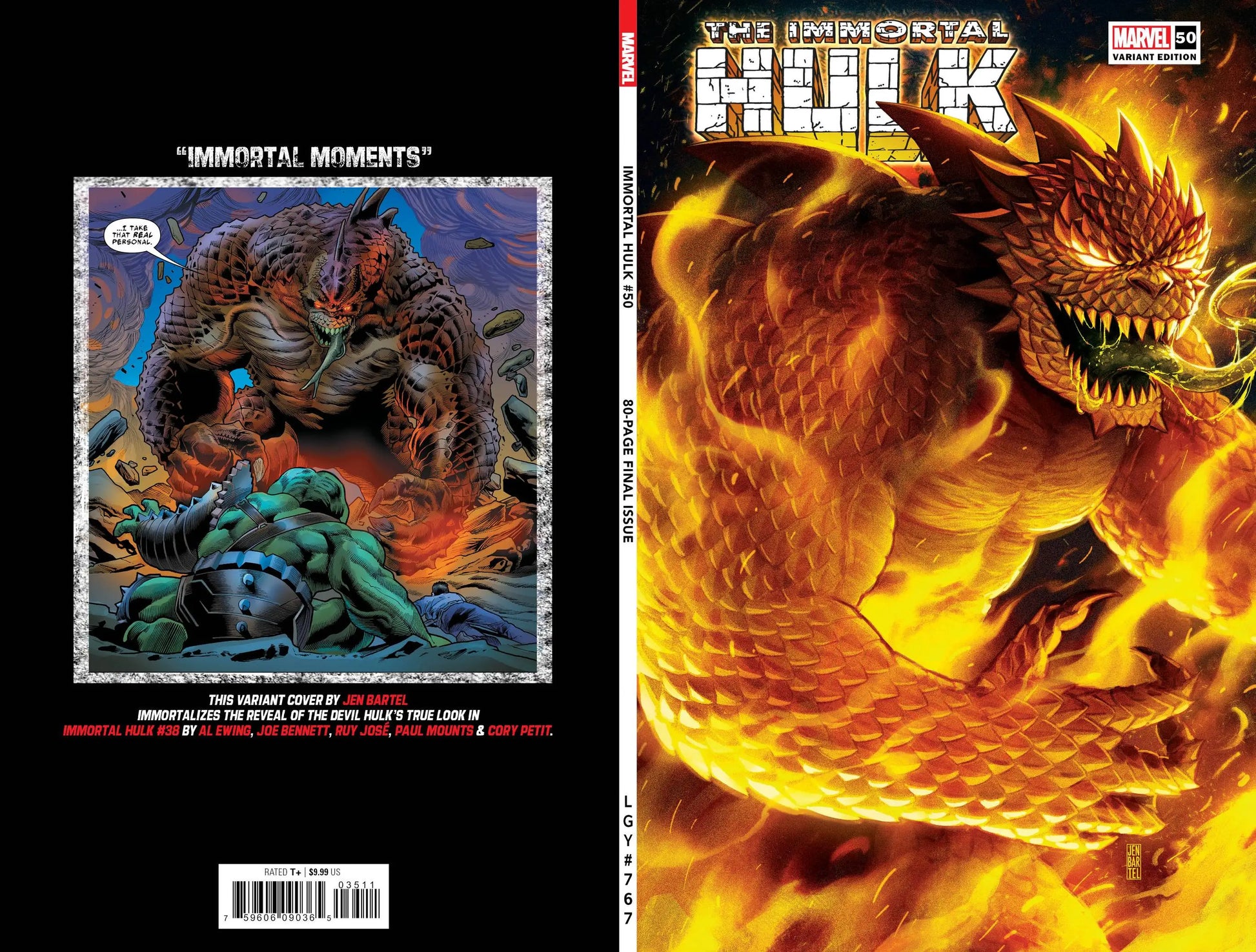 IMMORTAL HULK 50 BARTEL VARIANT - Comic Book