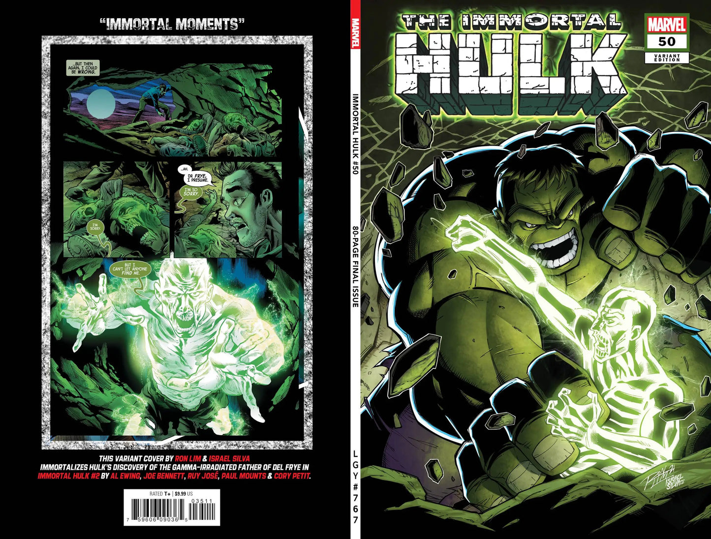 IMMORTAL HULK 50 RON LIM VARIANT - Comic Book