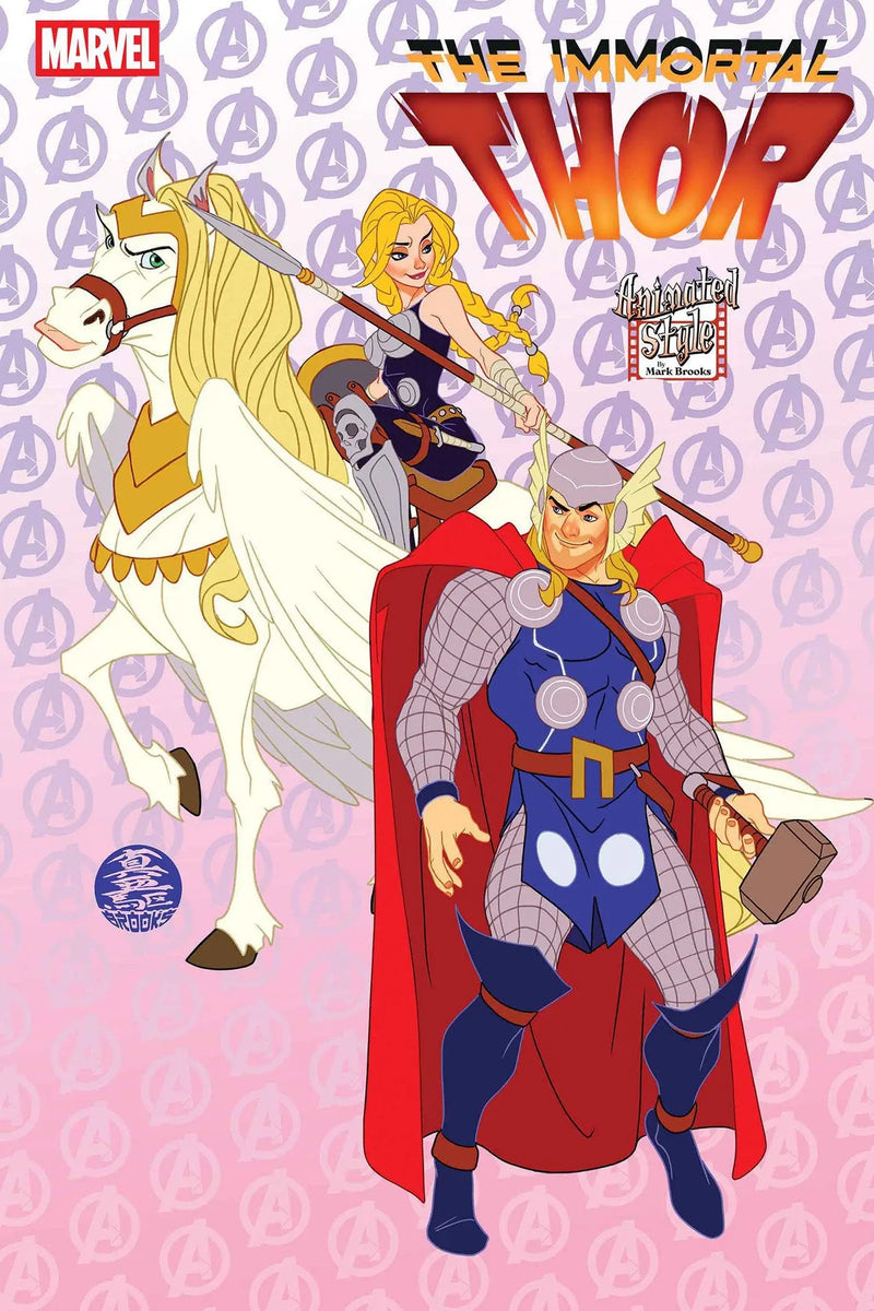 Animated Thor comic book cover featuring Immortal Thor, Mark Brooks artwork and elder god theme