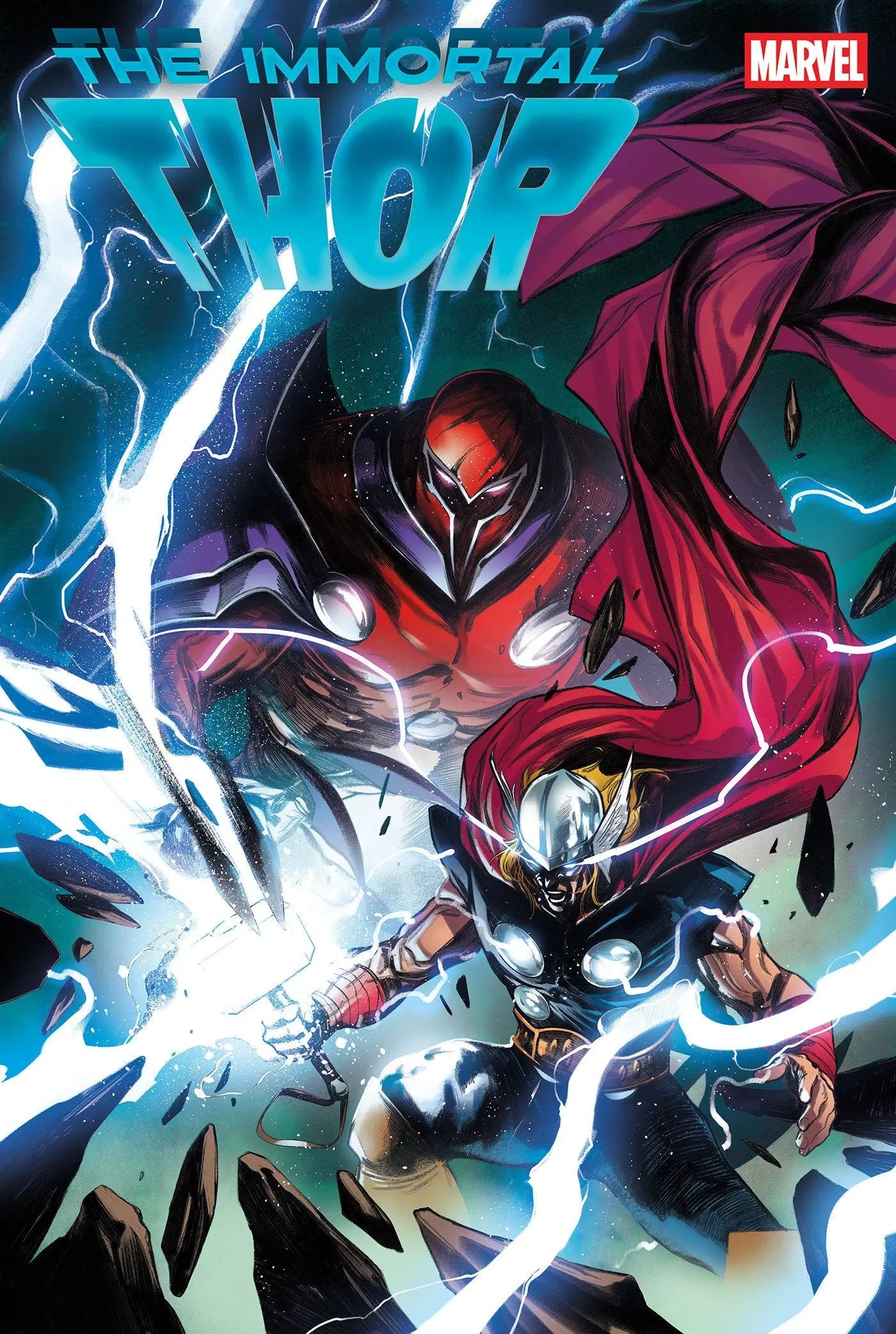 Comic book cover with Thor and Magneto from Immortal Thor #24 Alessandro Cappuccio Bring On The Bad Guys Variant