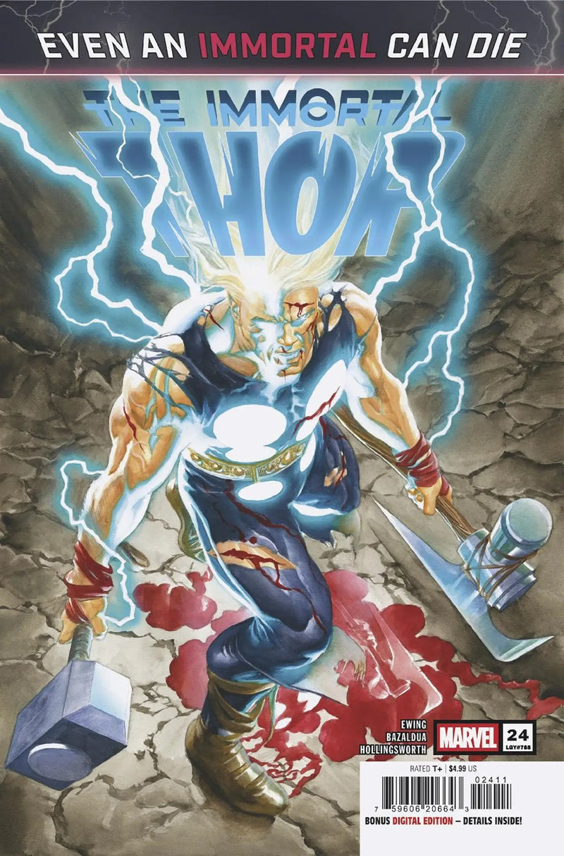 Comic book cover featuring Immortal Thor from Immortal Thor #24 collectible edition