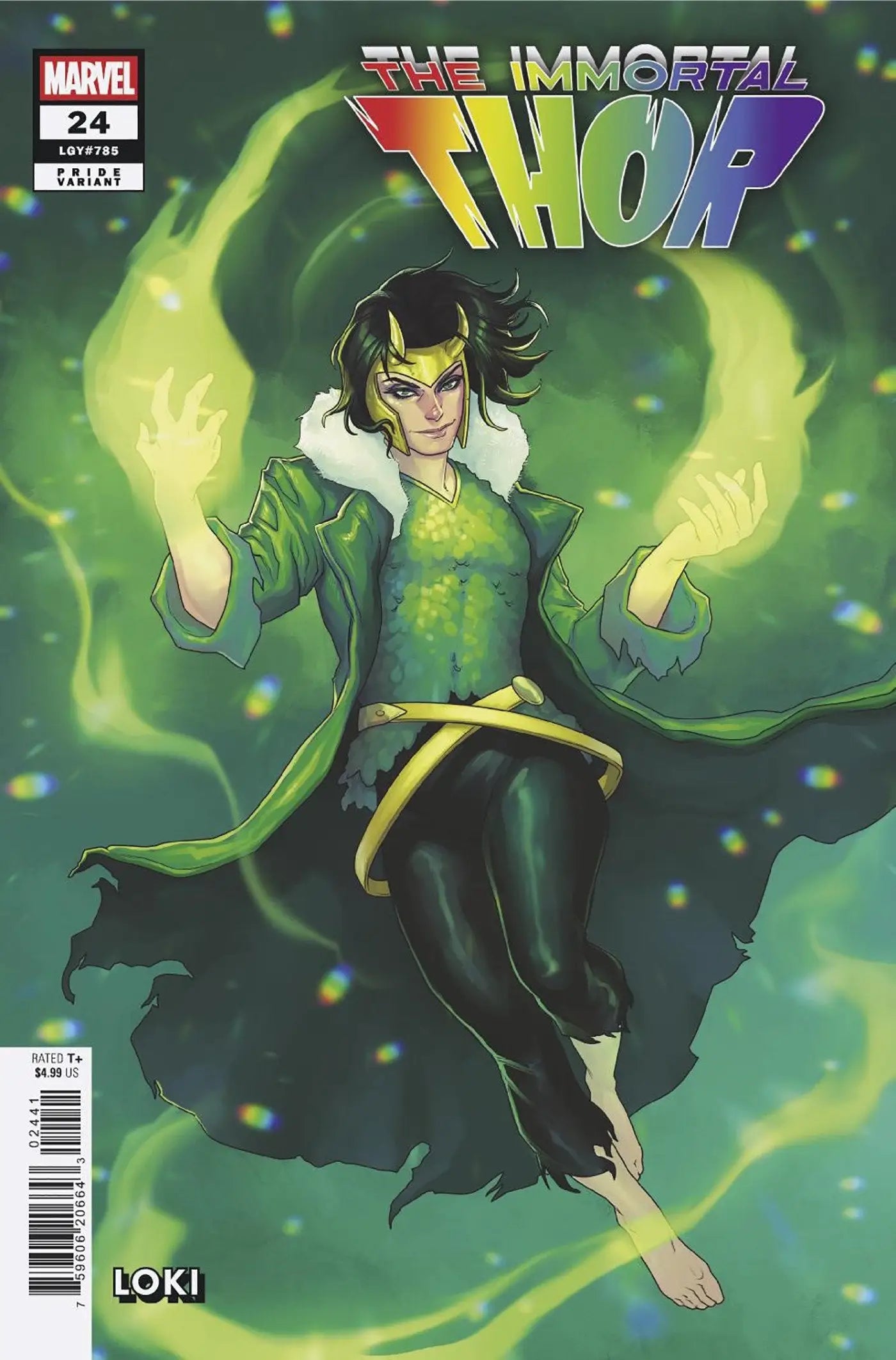 Immortal Thor Meghan Hetrick Pride Variant comic book displayed in product listing