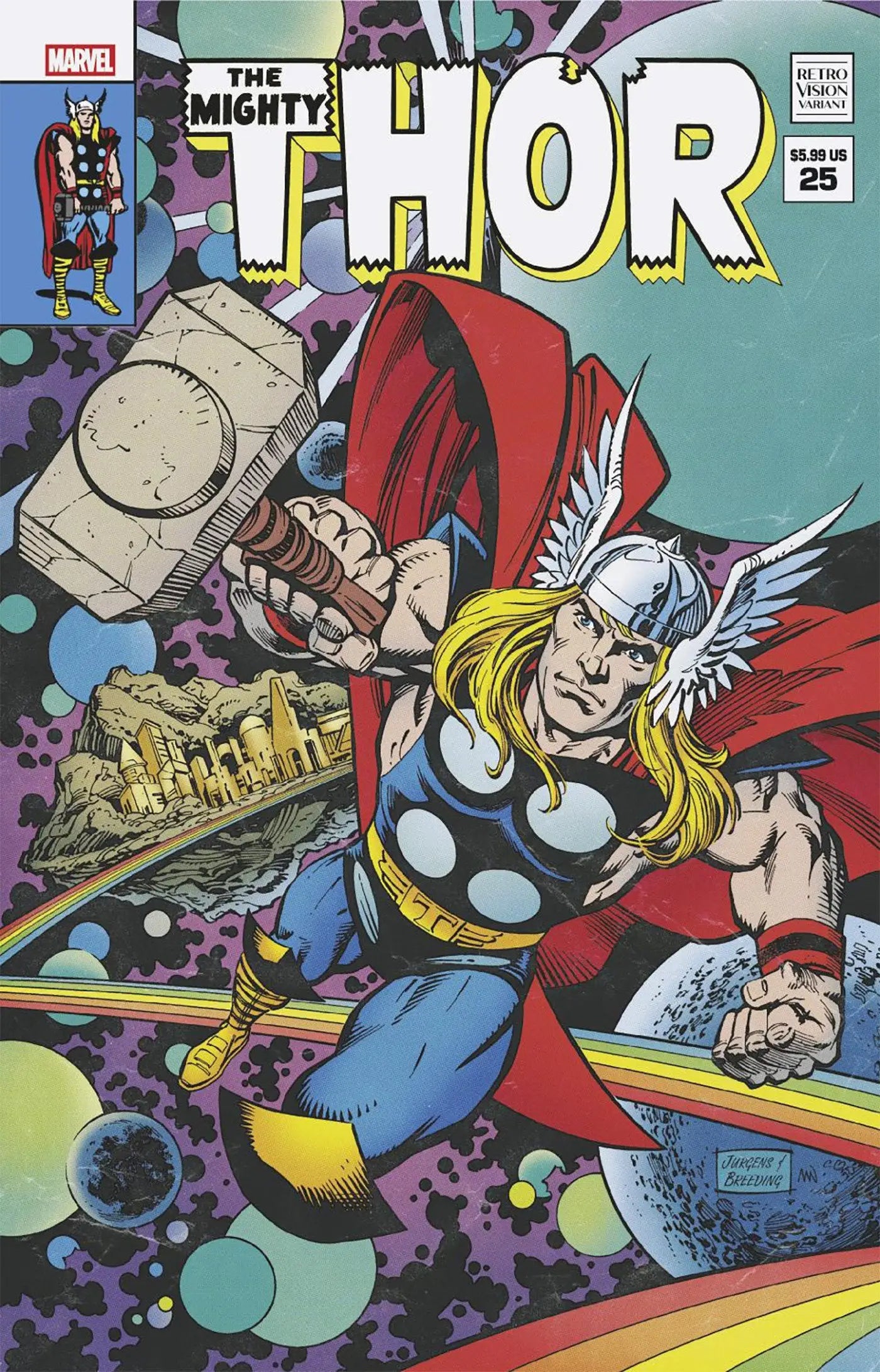 Immortal Thor #25 Dan Jurgens Retrovision Variant - Comic Book