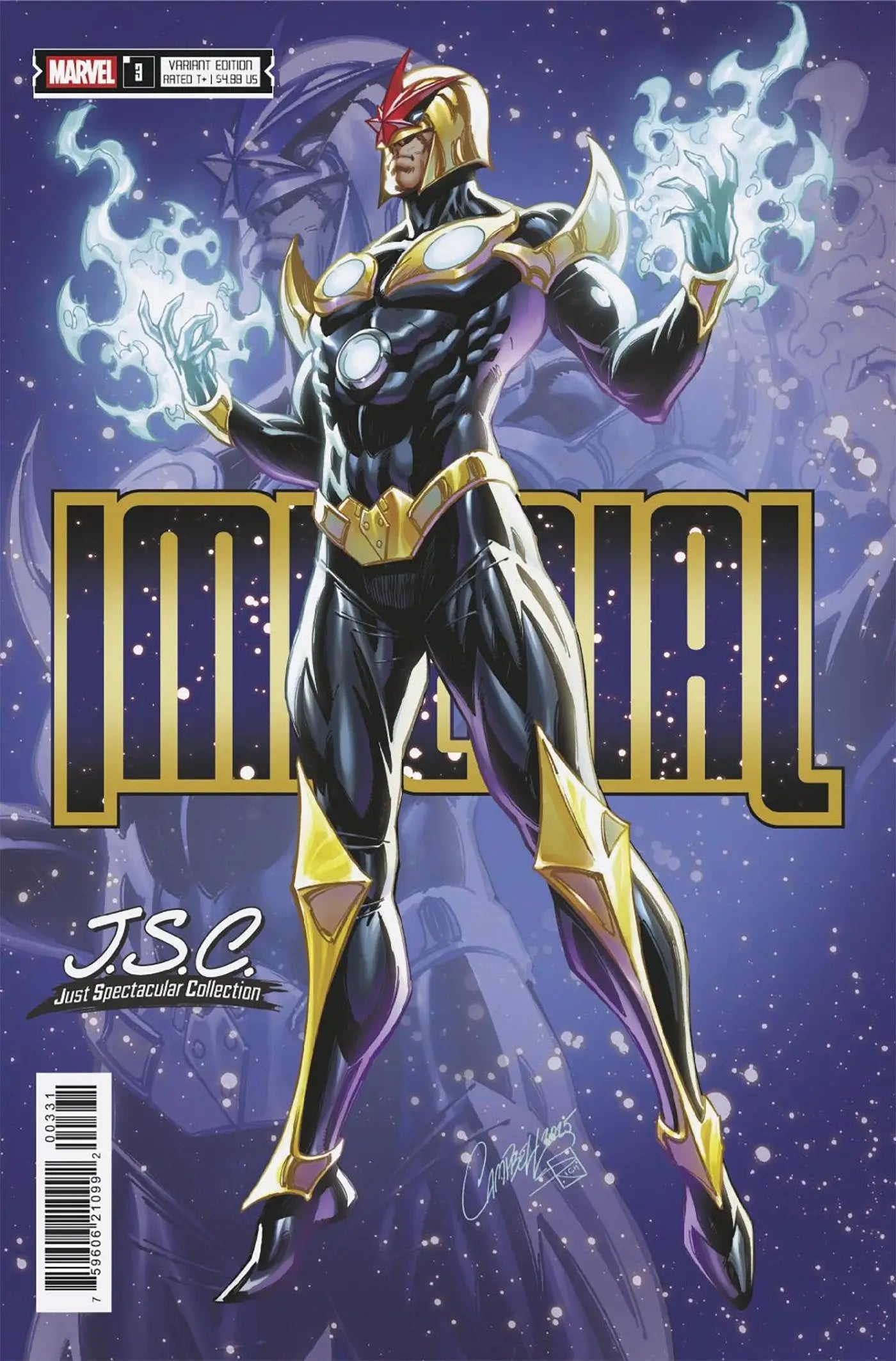 Imperial #3 J. Scott Campbell Just Spectacular Collection Variant - Back Issues