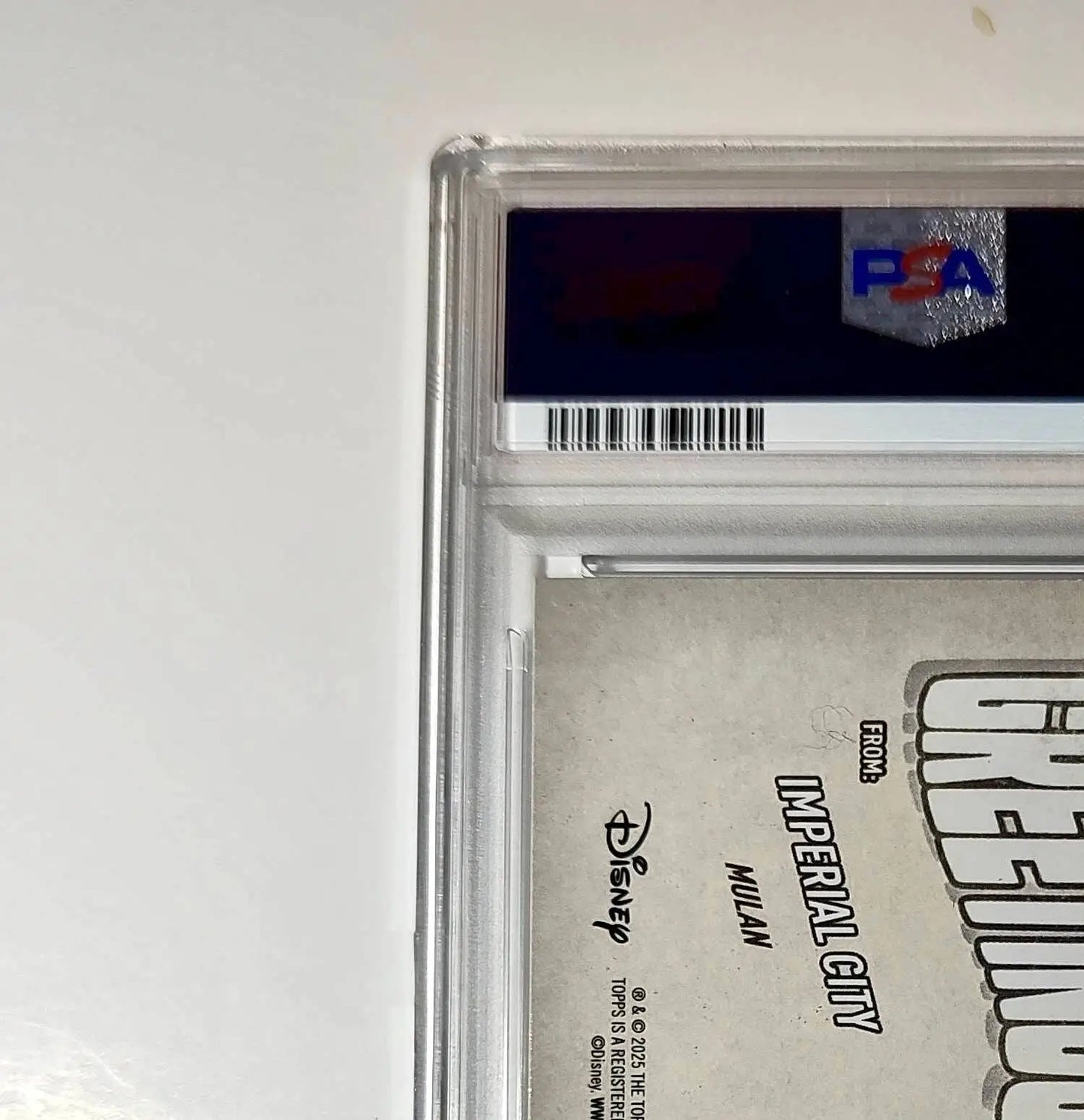 Imperial City 2025 Topps Disney Wonder #GF-8 Greetings From Card Mulan PSA 9 - Non-Sports Card Single