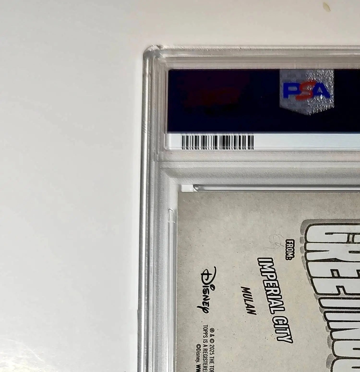 Imperial City 2025 Topps Disney Wonder #GF-8 Greetings From Card Mulan PSA 9 - Non-Sports Card Single