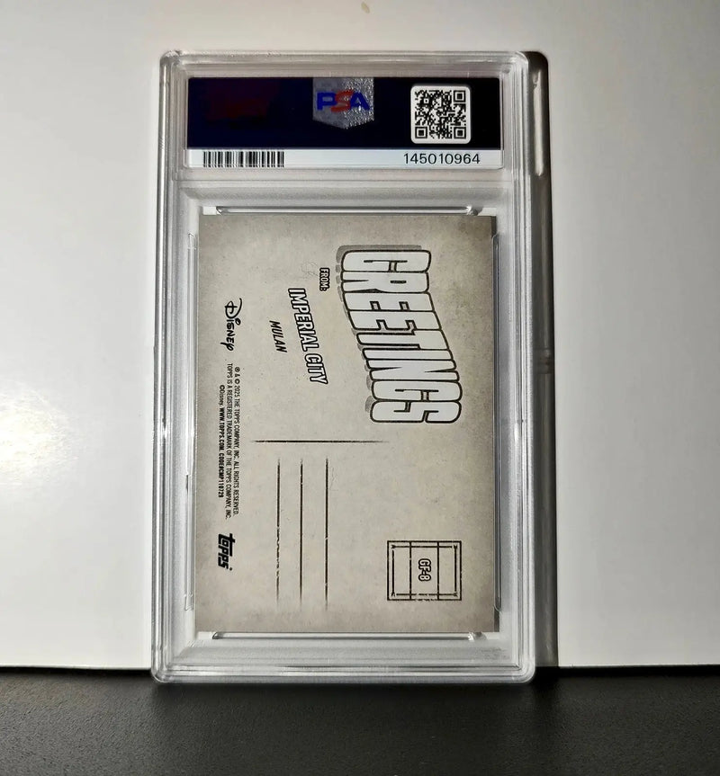 Imperial City 2025 Topps Disney Wonder #GF-8 Greetings From Card Mulan PSA 9 - Non-Sports Card Single