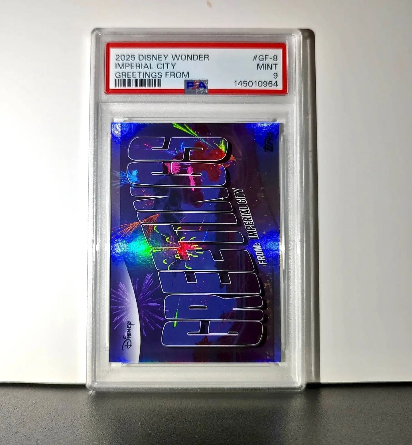 Imperial City 2025 Topps Disney Wonder #GF-8 Greetings From Card Mulan PSA 9 - Non-Sports Card Single