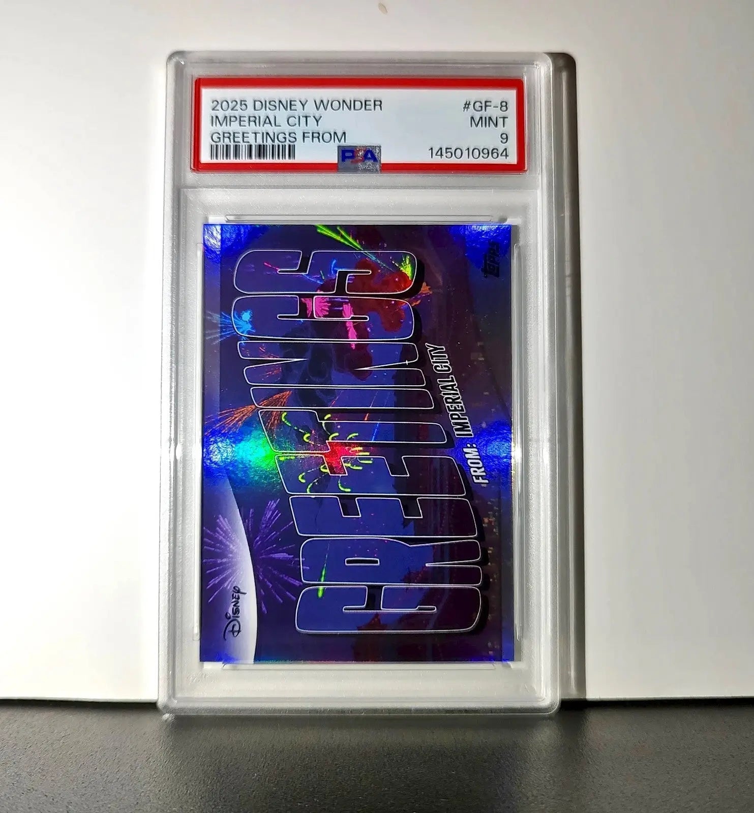 Imperial City 2025 Topps Disney Wonder #GF-8 Greetings From Card Mulan PSA 9 - Non-Sports Card Single