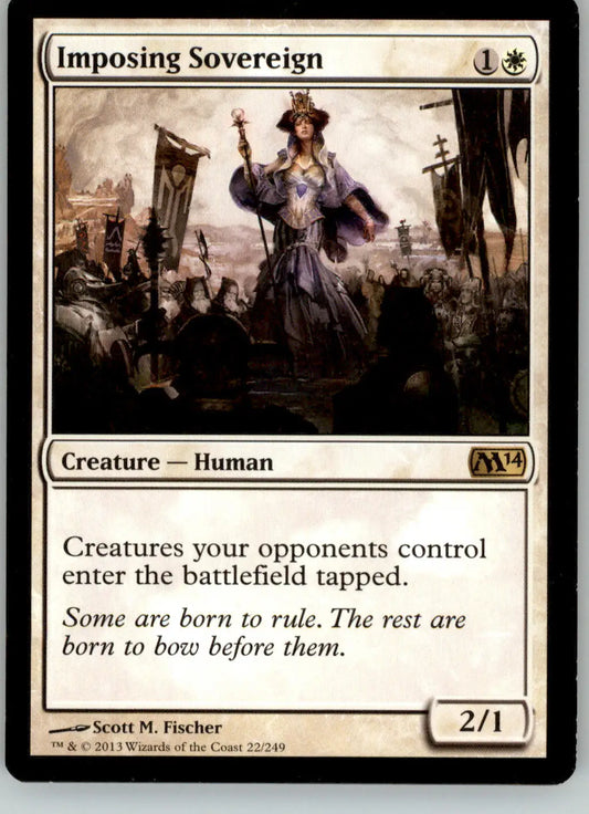 Imposing Sovereign - Magic 2014 (M14) - 22 - MP Magic: The Gathering - Magic Card Single