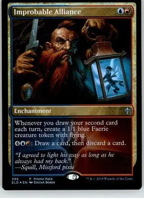 Improbable Alliance - Promo Pack: Throne of Eldraine - 396 - Foil LP Magic - Magic Card Single