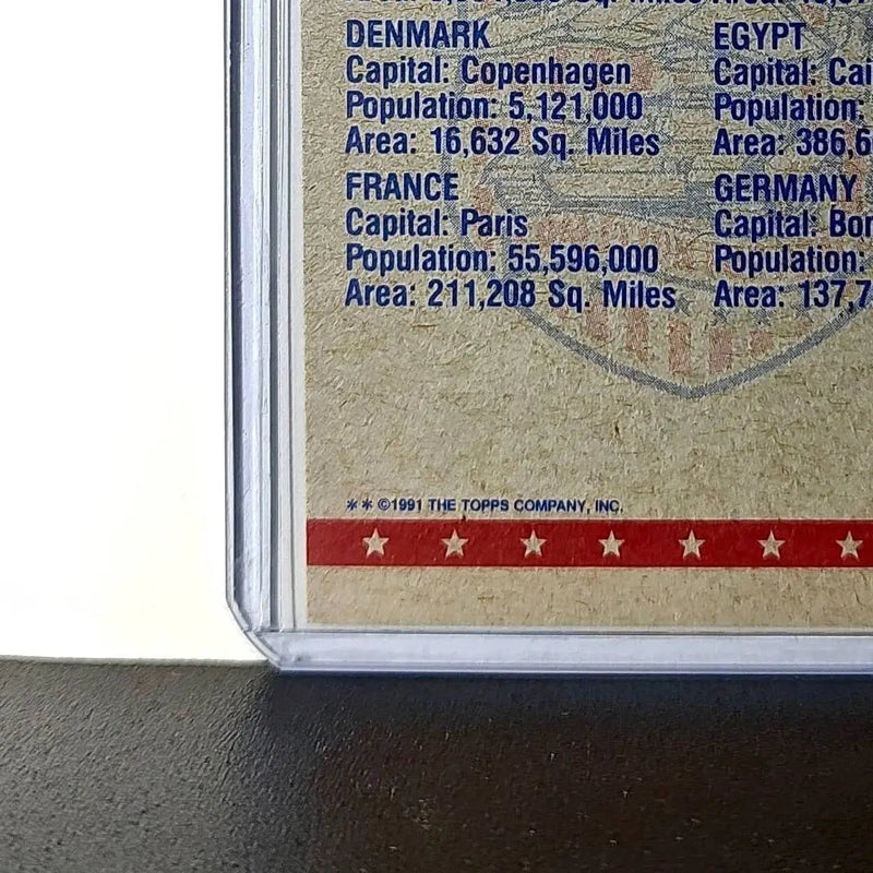 In Flight with A-7s 1991 Topps Desert Storm #80 Card