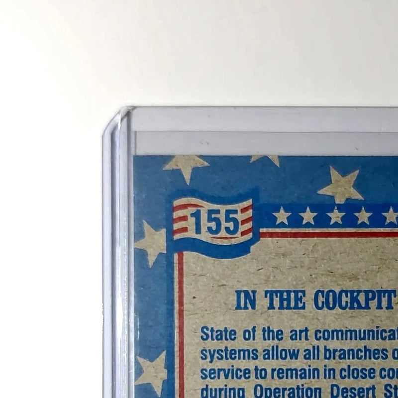In the Cockpit 1991 Topps Desert Storm #155 Card