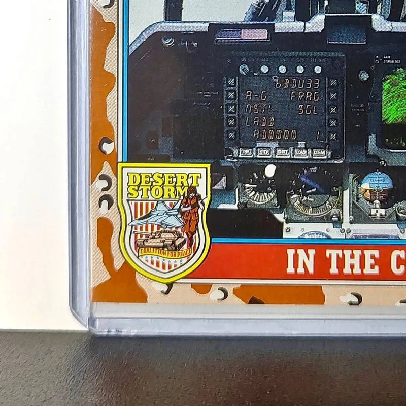 In the Cockpit 1991 Topps Desert Storm #155 Card