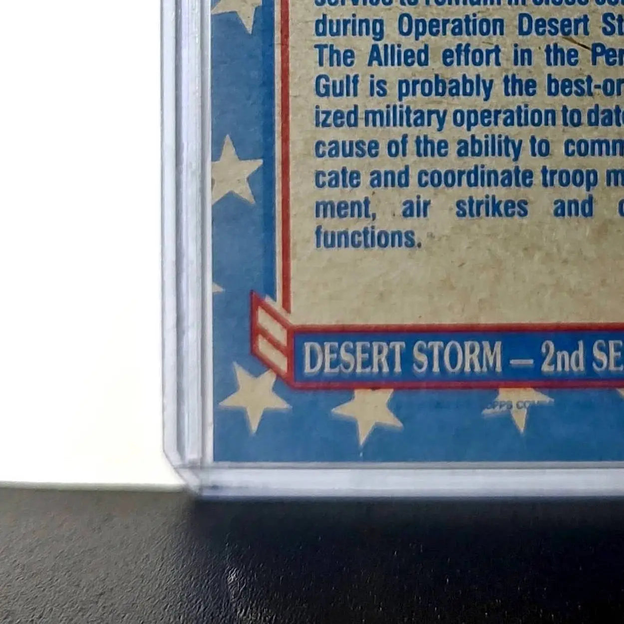 In the Cockpit 1991 Topps Desert Storm #155 Card