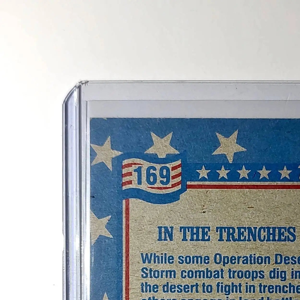 In the Trenches 1991 Topps Desert Storm #169 Card