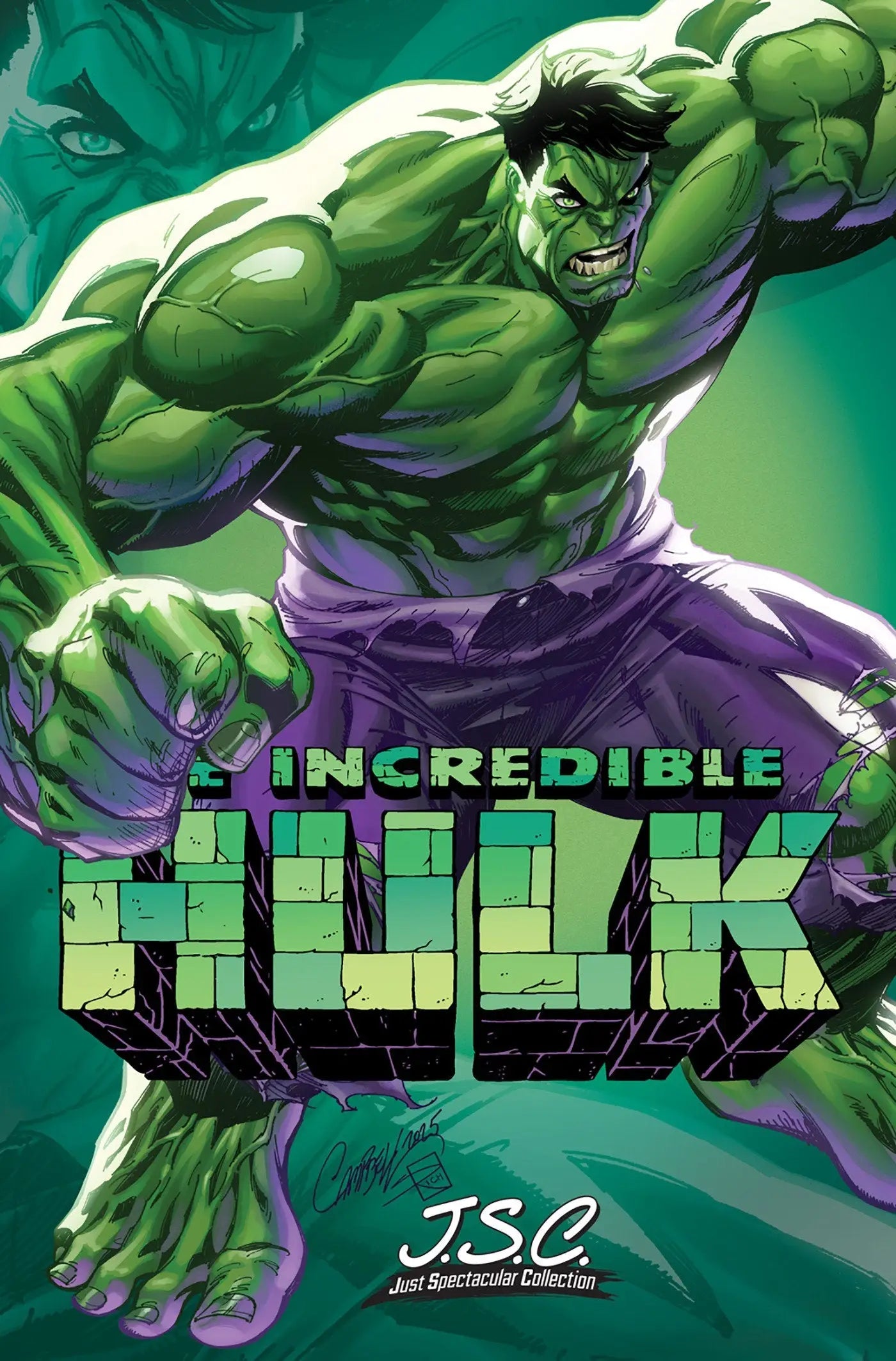 Incredible Hulk #28 J. Scott Campbell Just Spectacular Collection Variant - Comic Book
