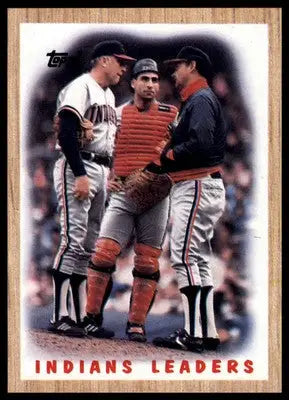 Indians Leaders 1987 Topps #11 Cleveland Indians - Baseball Card Single