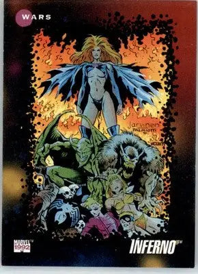 Inferno - 1992 Impel Marvel Universe - NM - #188 - Marvel Card Single