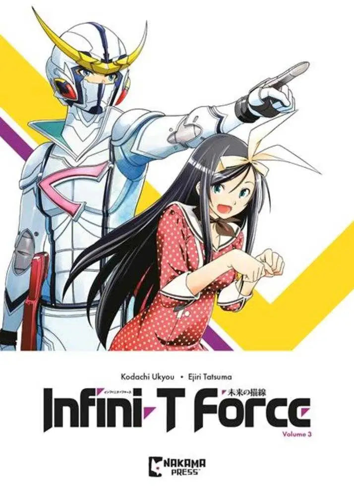 Manga volume 3 of Infini-T Force TP Volume showcasing Infini-T Force series