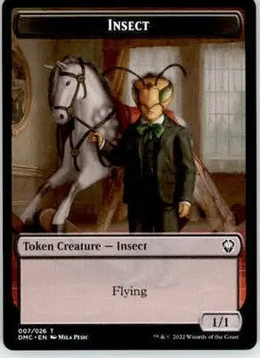 Insect Token - Commander: Dominaria United - 7 - Normal NM - Magic Card Single