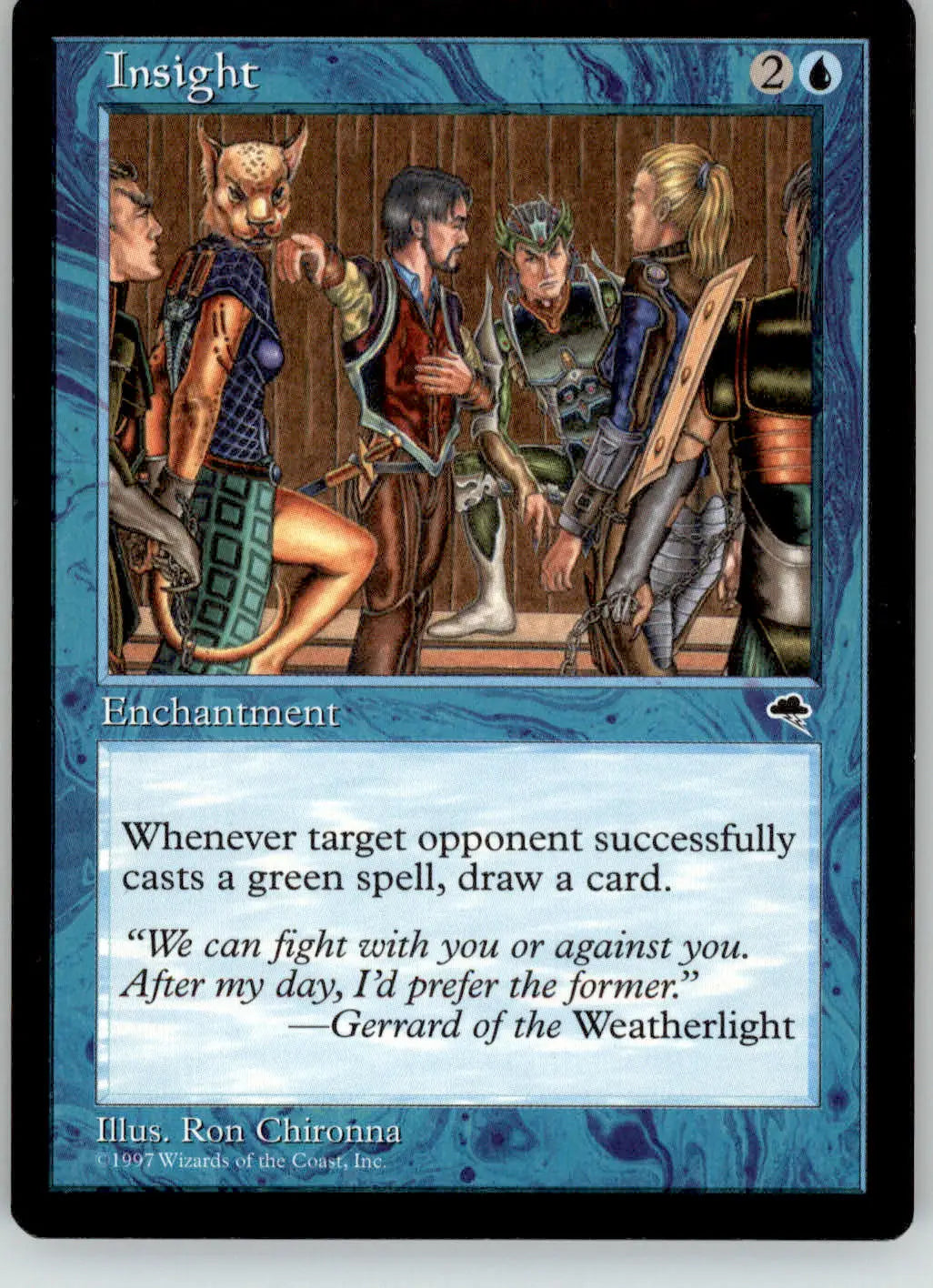 Insight - Tempest - 68 - MP Magic: The Gathering - Magic Card Single