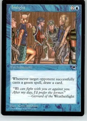 Insight - Tempest - LP - #68 - Magic Card Single