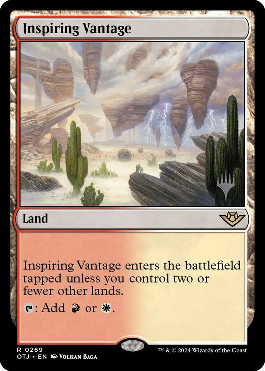 Inspiring Vantage (Promo Pack) [Outlaws of Thunder Junction Promos] - Magic Card Single