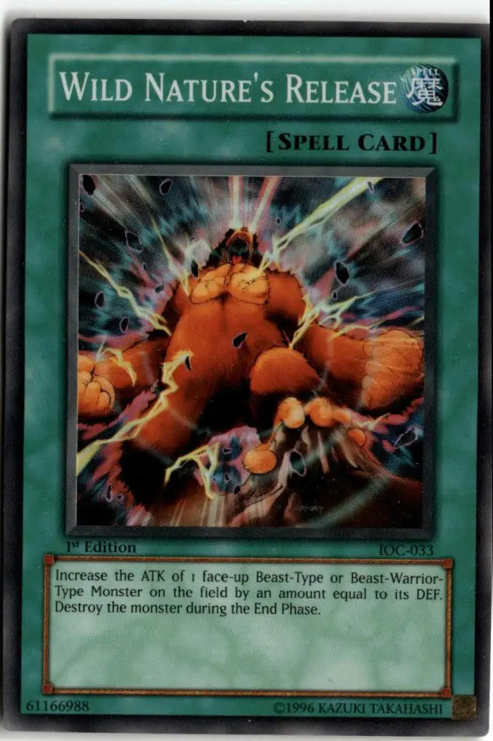 Invasion of Chaos (25th Anniversary Edition) #IOC-EN033 Wild Nature’s Release - Yu-Gi-Oh! Card Single