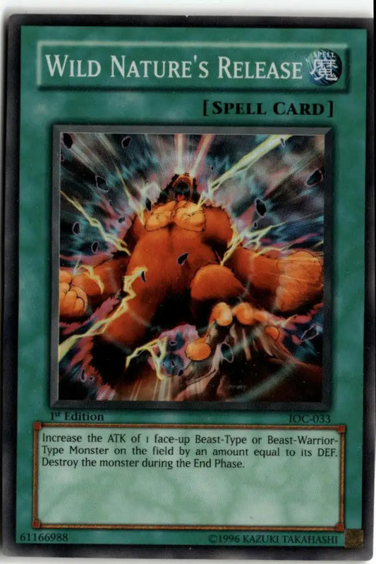 Invasion of Chaos (25th Anniversary Edition) #IOC-EN033 Wild Nature’s Release - Yu-Gi-Oh! Card Single