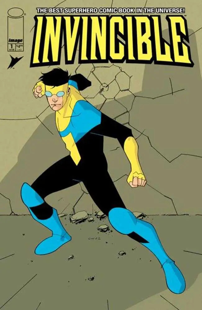 Invincible Foil Edition #1 Reprint Cover A Cory Walker & Bill Crabtree Foil - Comic Book