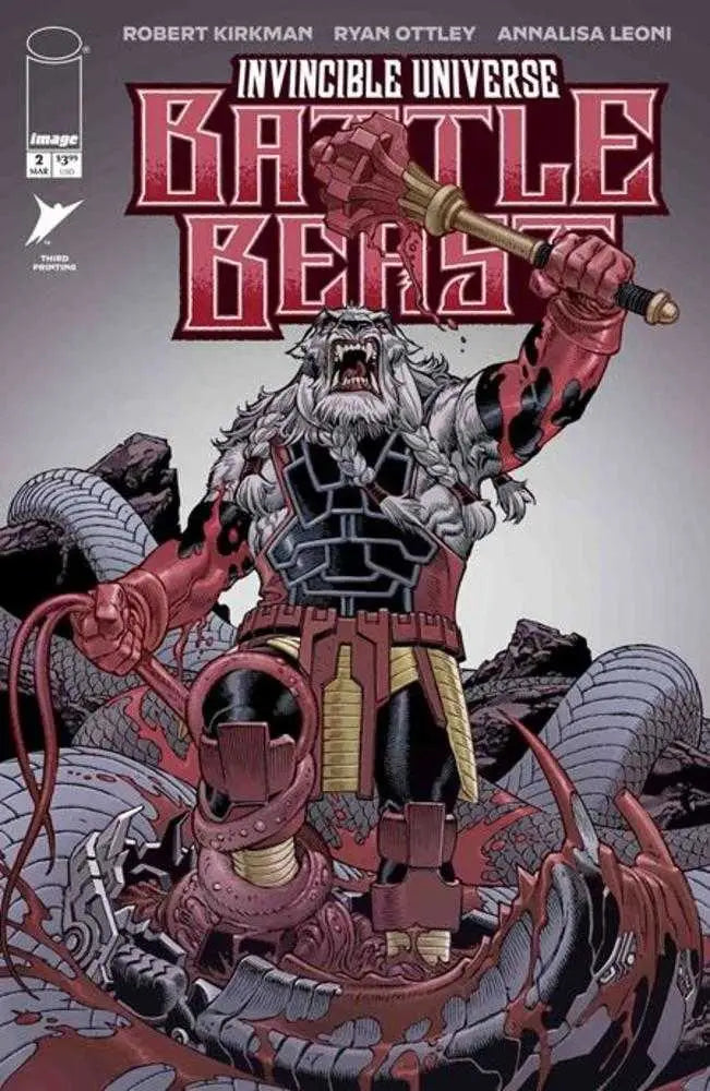 Invincible Universe Battle Beast #2 3rd Printing - Comic Book