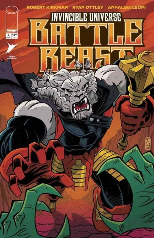 Invincible Universe Battle Beast #3 3rd Printing - Comic Book
