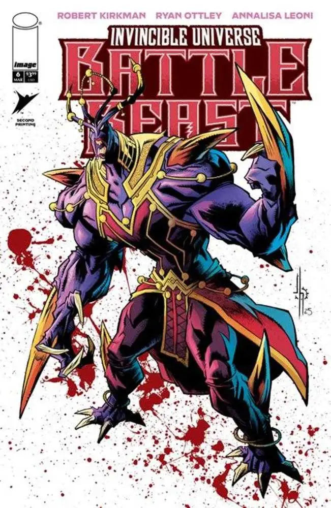 Invincible Universe Battle Beast #6 2nd Printing - Comic Book