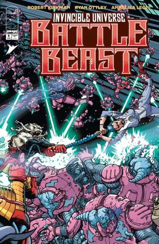 Invincible Universe Battle Beast #8 Cover C 1 in 10 Chris Burnham & Brian Reber Variant - Back Issues