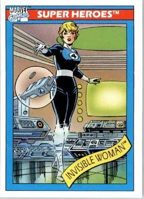 Invisible Woman - 1990 Impel Marvel Universe - #43 - Non_sport - Non-Sports Card Single