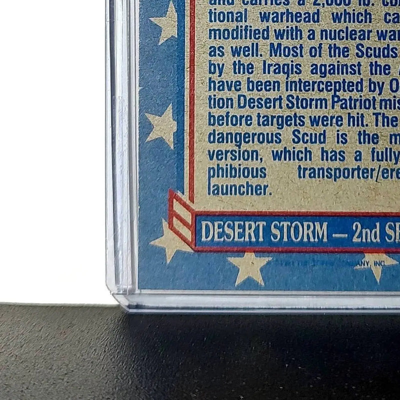 Iraq’s SCUD Missile 1991 Topps Desert Storm #101 Card