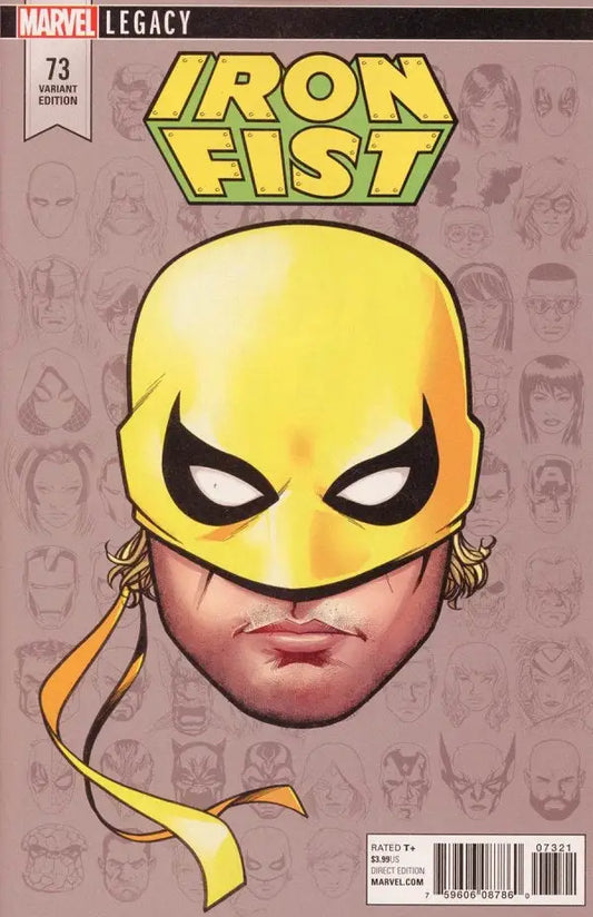 Iron Fist #73 1:10 Mike McKone Legacy Headshot Variant - Back Issues