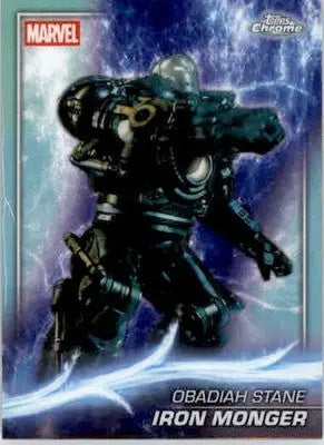 Iron Monger - 2025 Topps Chrome Marvel Studios - #3 - Rainbow Refractor - Marvel Card Single