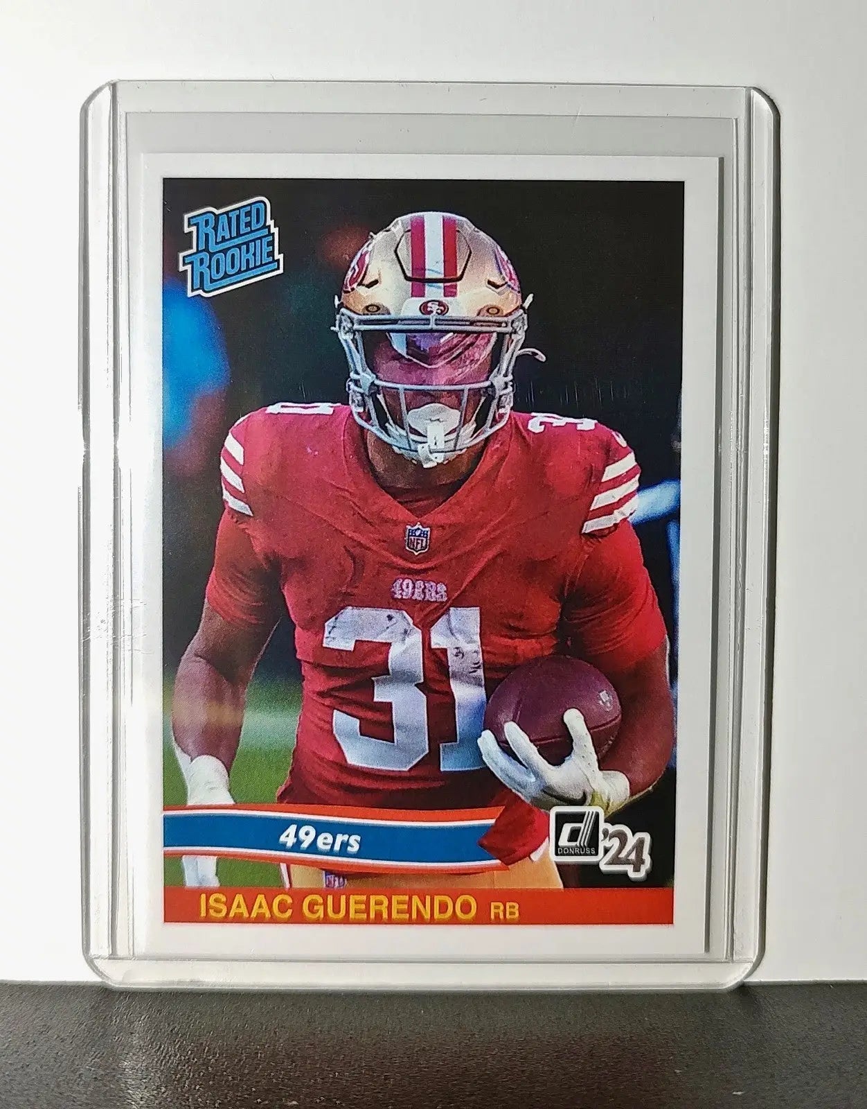 Isaac Guerendo Rookie 2024 Panini Rated Rookie Retro NFL #13 SF 49ers 1 of 890