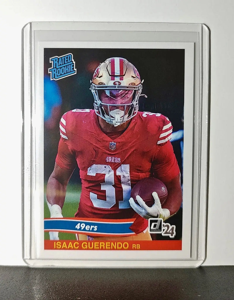 Isaac Guerendo Rookie 2024 Panini Rated Rookie Retro NFL #13 SF 49ers 1 of 890