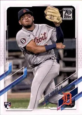 Isaac Paredes Rookie 2021 Topps #65a Detroit Tigers - Baseball Card Single