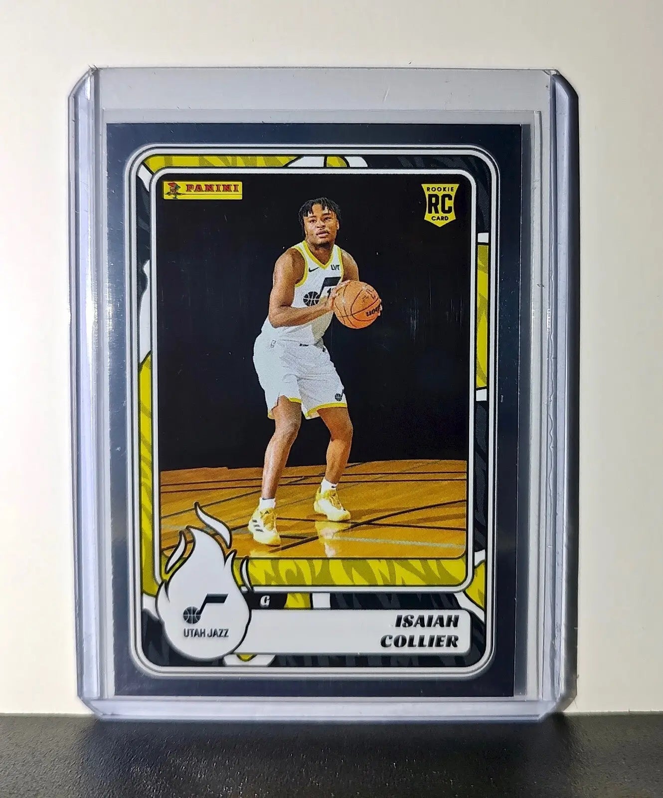 Isaiah Collier Rookie 2024-25 Panini NBA #100 Foil Sticker Card Utah Jazz - Basketball Card Single